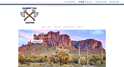 Desktop Screenshot of gilberttaxcenter.com