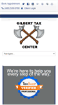 Mobile Screenshot of gilberttaxcenter.com